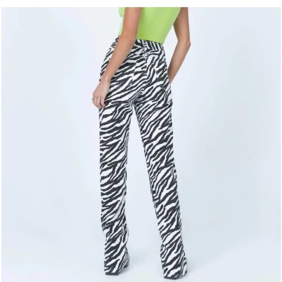 Zebra print Lioness Pants size 30 - Picture 2 of 6